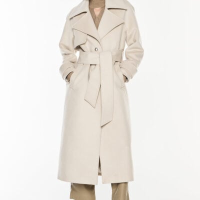 Manning Cartell Parisian Lens Coat — STONE - Image 1