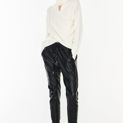 Manning Cartell Future Icon Stretch Leather Pant — BLACK - Image 1