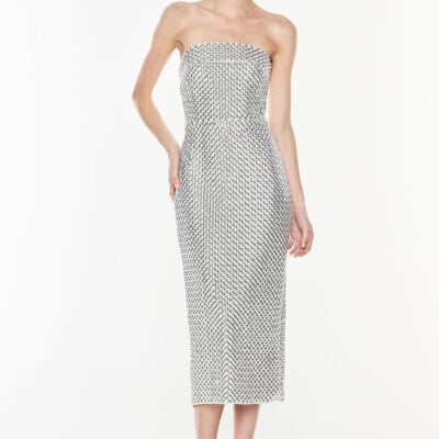 Manning Cartell Opulent Scale Dress — SILVER - Image 1