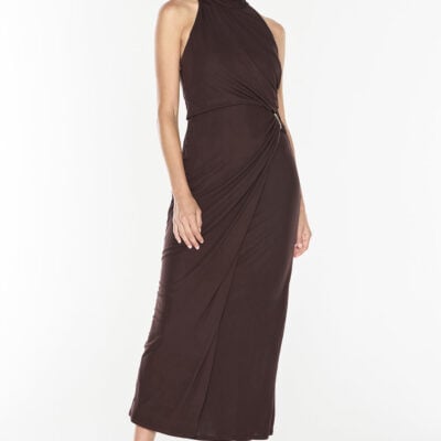 Manning Cartell Sweet Days Halter Dress — MOCHA BROWN - Image 2