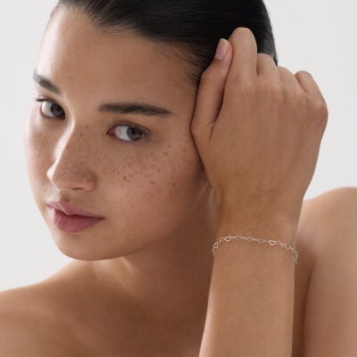 NAJO Cara Silver Chain Bracelet — Sterling Silver - Image 2