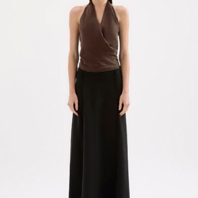 Nude Lucy LEON CUPRO TOP — Walnut - Image 1