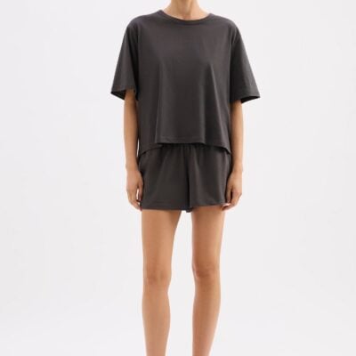 Nude Lucy ORGANIC LOUNGE SHORT — Coal - Image 1