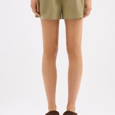 Nude Lucy ORGANIC POPLIN LOUNGE SHORT — Eucalyptus - Image 2