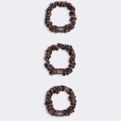 Nude Lucy SILK SCRUNCHIES SET OF 3 — Date - Image 1