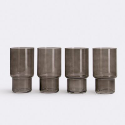 Nude Lucy HIGHBALL GLASS SET OF 4 — Ash - Image 1