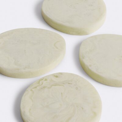Nude Lucy RESIN COASTERS SET 4 — Nougat - Image 2