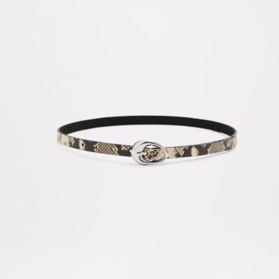 Nude Lucy TATE LEATHER BELT — Snake - Image 1