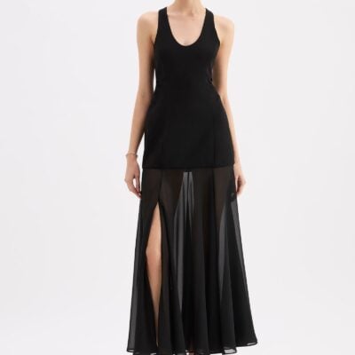 Nude Lucy COSIMA MAXI DRESS — Black - Image 1