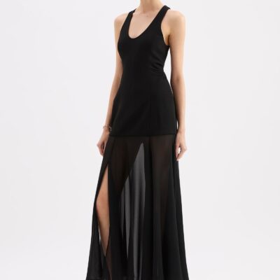 Nude Lucy COSIMA MAXI DRESS — Black - Image 2