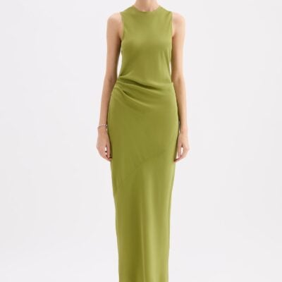 Nude Lucy LUCINE SLIP MAXI DRESS — Cactus - Image 1