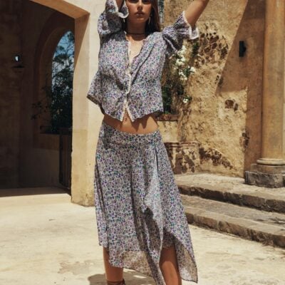 Spell Mimi-Rose Asymmetric Skirt — XXS - Image 2