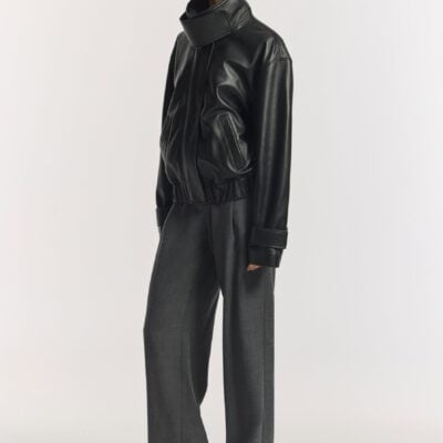 Viktoria & Woods Striker Leather Jacket - Pre Order — BLACK - Image 1