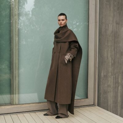 Viktoria & Woods Hemingway Wool Coat — KHAKI - Image 2