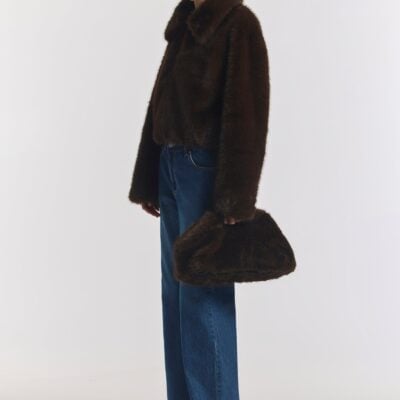Viktoria & Woods DeVito Bomber - Pre Order — BRUNETTE BROWN - Image 1