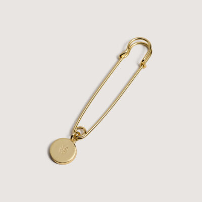Viktoria & Woods V&W Pin Brooch — 14K GOLD - Image 1