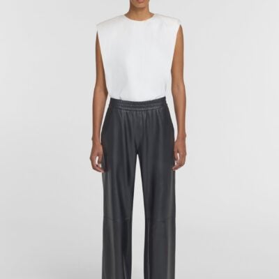 Viktoria & Woods Pilot Leather Pant — BLACK - Image 1