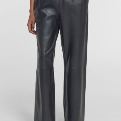 Viktoria & Woods Pilot Leather Pant — BLACK - Image 2