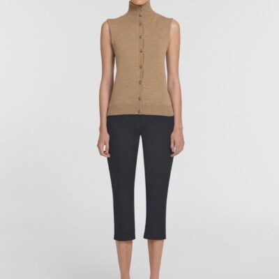 Viktoria & Woods Dominic Merino Vest — WICKER MARL - Image 1