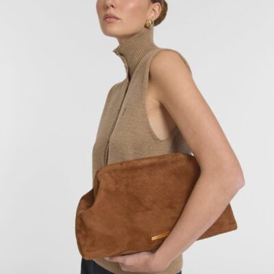 Viktoria & Woods Vinnie Suede Bag — TAN SUEDE - Image 2