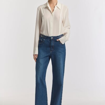 Viktoria & Woods Hutchence Jean — BLUE CLASSIC WASH - Image 1