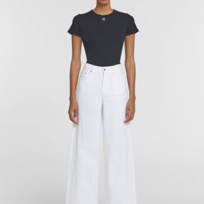 Viktoria & Woods Dolly Stud Jean — IVORY WASH - Image 1