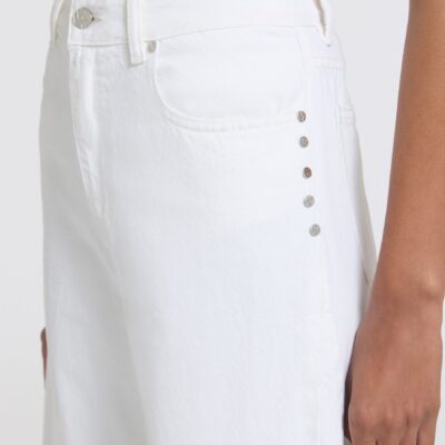 Viktoria & Woods Dolly Stud Jean — IVORY WASH - Image 2