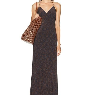 Matteau Low Back Halter Dress