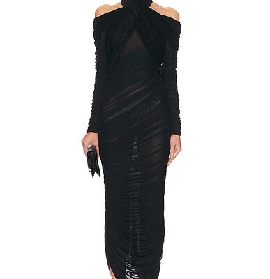 Mugler Long Sleeve Dress