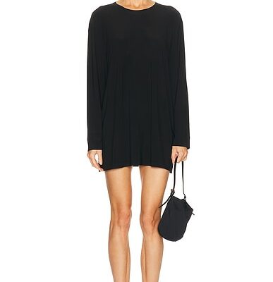 Norma Kamali x Lifestyle Oversized Long Sleeve Mini Dress