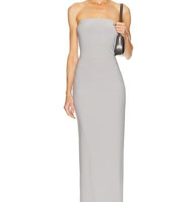 Norma Kamali x Lifestyle Strapless Long Dress