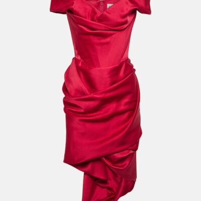 Vivienne Westwood Nova Cora Crêpe Satin Minidress