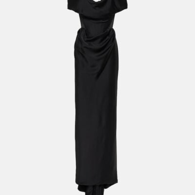 Vivienne Westwood Nova Cocotte Crêpe Satin Gown