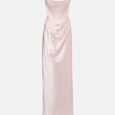 Vivienne Westwood Satin Bustier Gown
