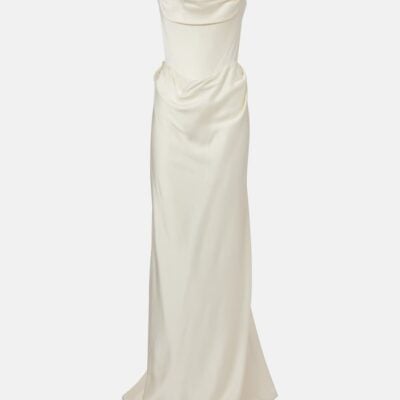 Vivienne Westwood Bridal Galaxy Crêpe Satin Corset Gown