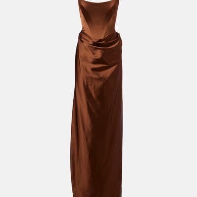 Vivienne Westwood Nova Camille Satin Corset Gown