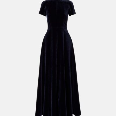 Emilia Wickstead Malinda Cotton Velvet Gown
