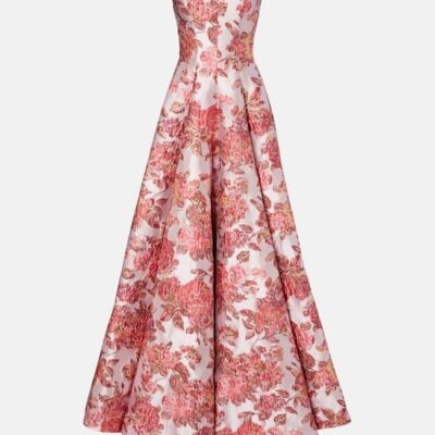 Markarian Laila Floral Brocade Gown