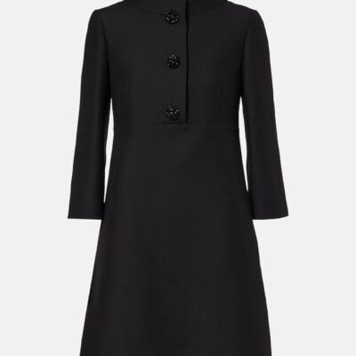 Valentino Crepe Couture Minidress