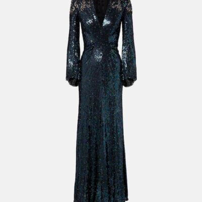 Jenny Packham Zinnia Sequined Gown