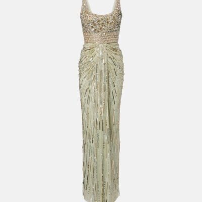 Jenny Packham Elixir Embellished Bustier Gown