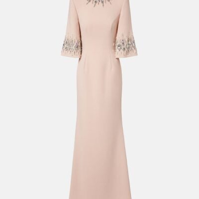 Jenny Packham Ilana Crystal-Embellished Gown