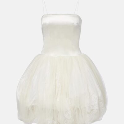 Danielle Frankel Bridal Sadie Wool And Silk Corset Dress