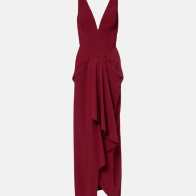 Givenchy Asymmetrical Draped Maxi Dress