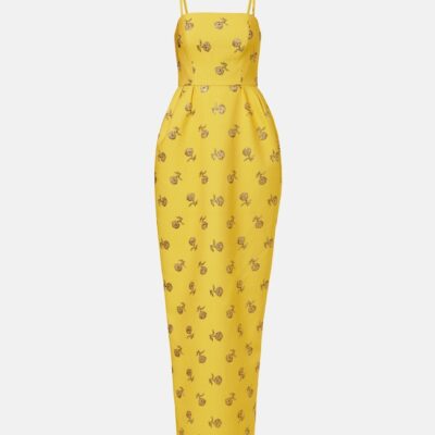 Carolina Herrera Jacquard Gown