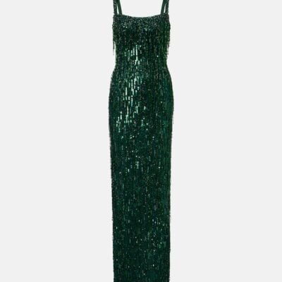 Jenny Packham Fleur Sequined Gown