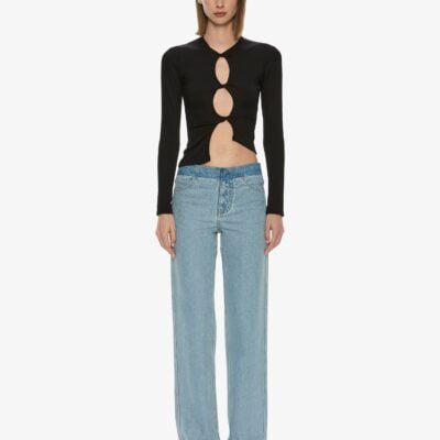 Christopher Esber Open Twist Long Sleeve Top — 4 - Image 2