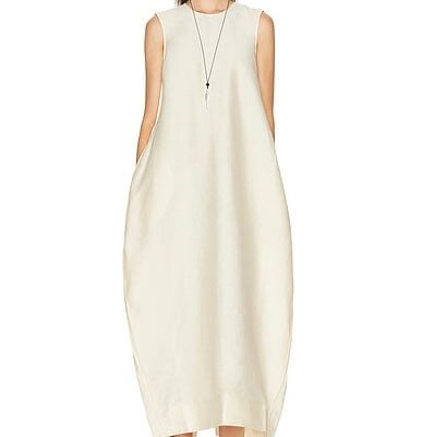 Rohe Hourglass Linen Silk Maxi Dress
