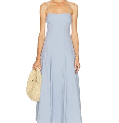 St. Agni Everyday Cotton Pleat Dress