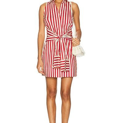 SIMONMILLER Inna Sleeveless Poplin Mini Dress